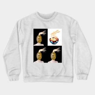 WITCHES LOVE NOODLES!! (2) - Halloween Witch Hand | Witch Mask | Halloween Costume | Funny Halloween Crewneck Sweatshirt